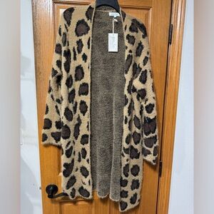 Grace & Lace Leopard animal print Cardigan